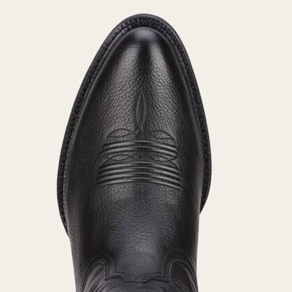 Lightly Worn - WIDE Calf - ARIAT Womens Heritage R Toe Western Boot - Black - 7 - Picture 6 of 6